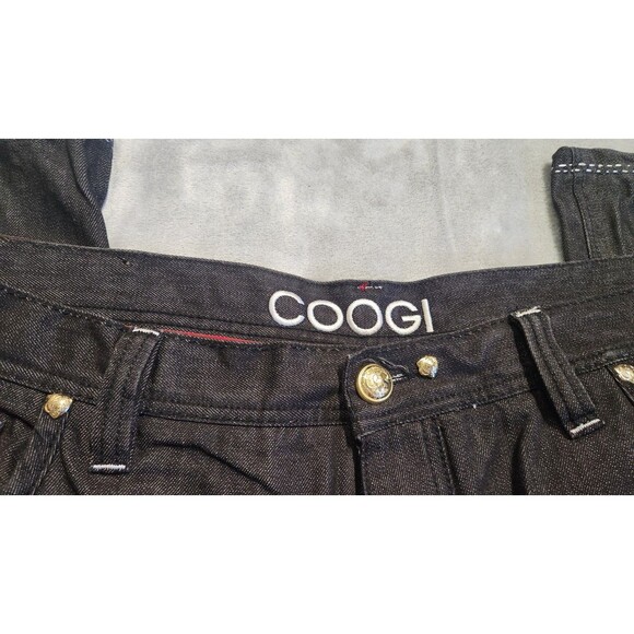 COOGI Australia Men's Black 46X38 Black Embroidered Jeans - Picture 5 of 13